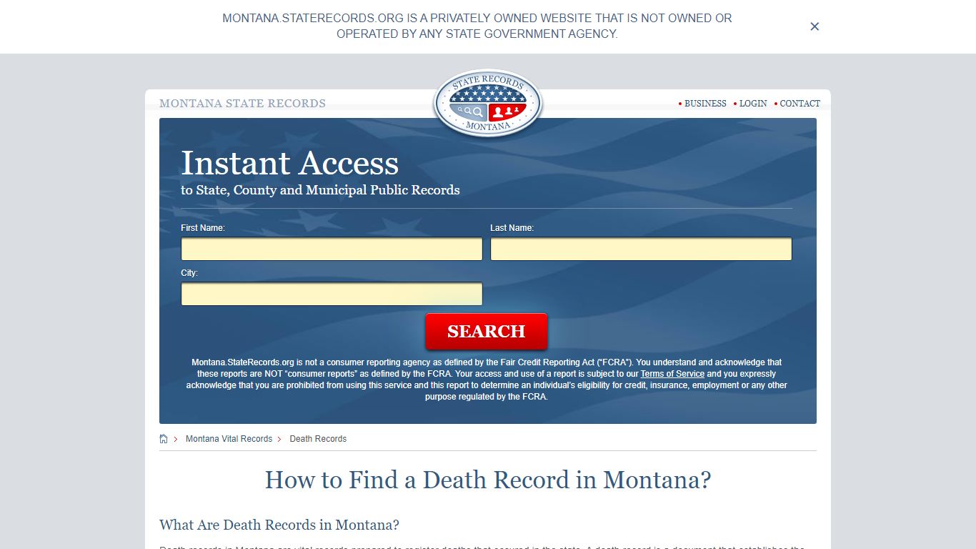 How to Find a Death Record in Montana?